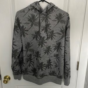 Express Palm Tree Hoodie Sweatshirt